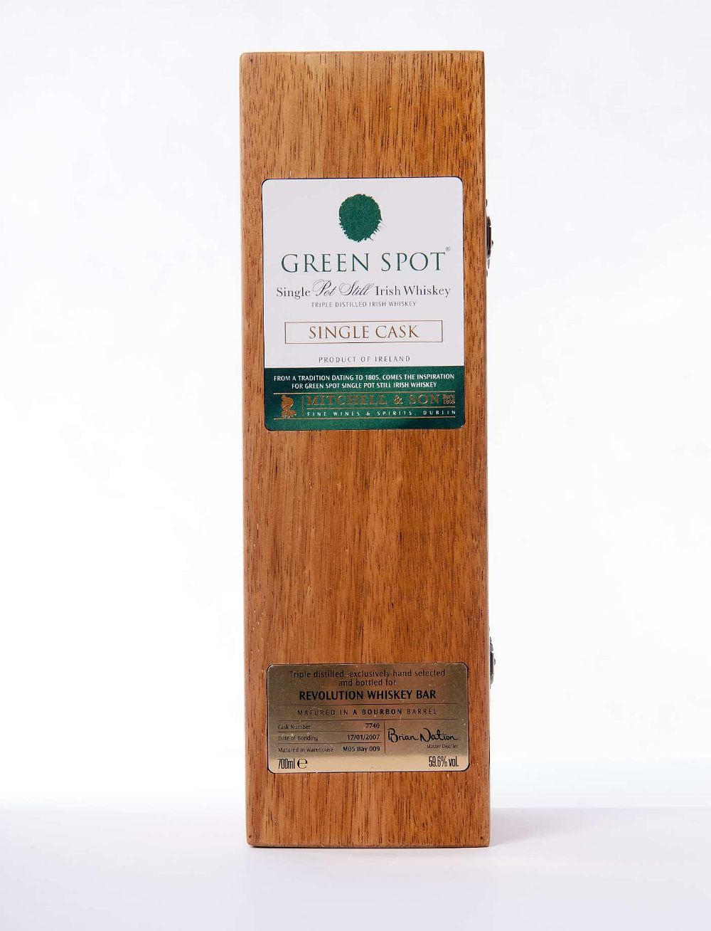 CHARITY BOTTLE - Green Spot Single Cask, Revolution Whiskey Bar (in aid of Solas Cancer Support Centre Waterford)