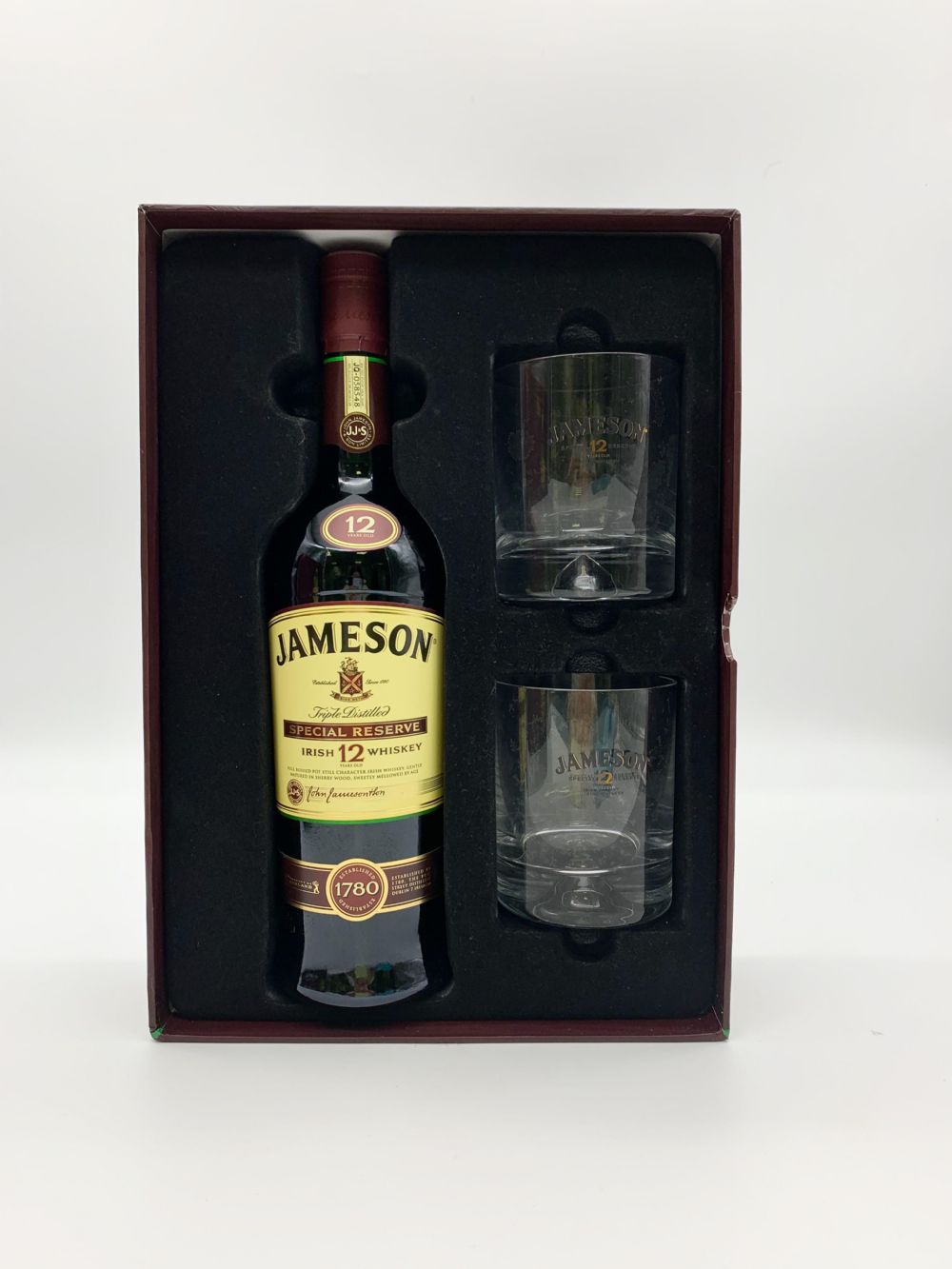 Jameson 12 year old Special Reserve, gift set with 2