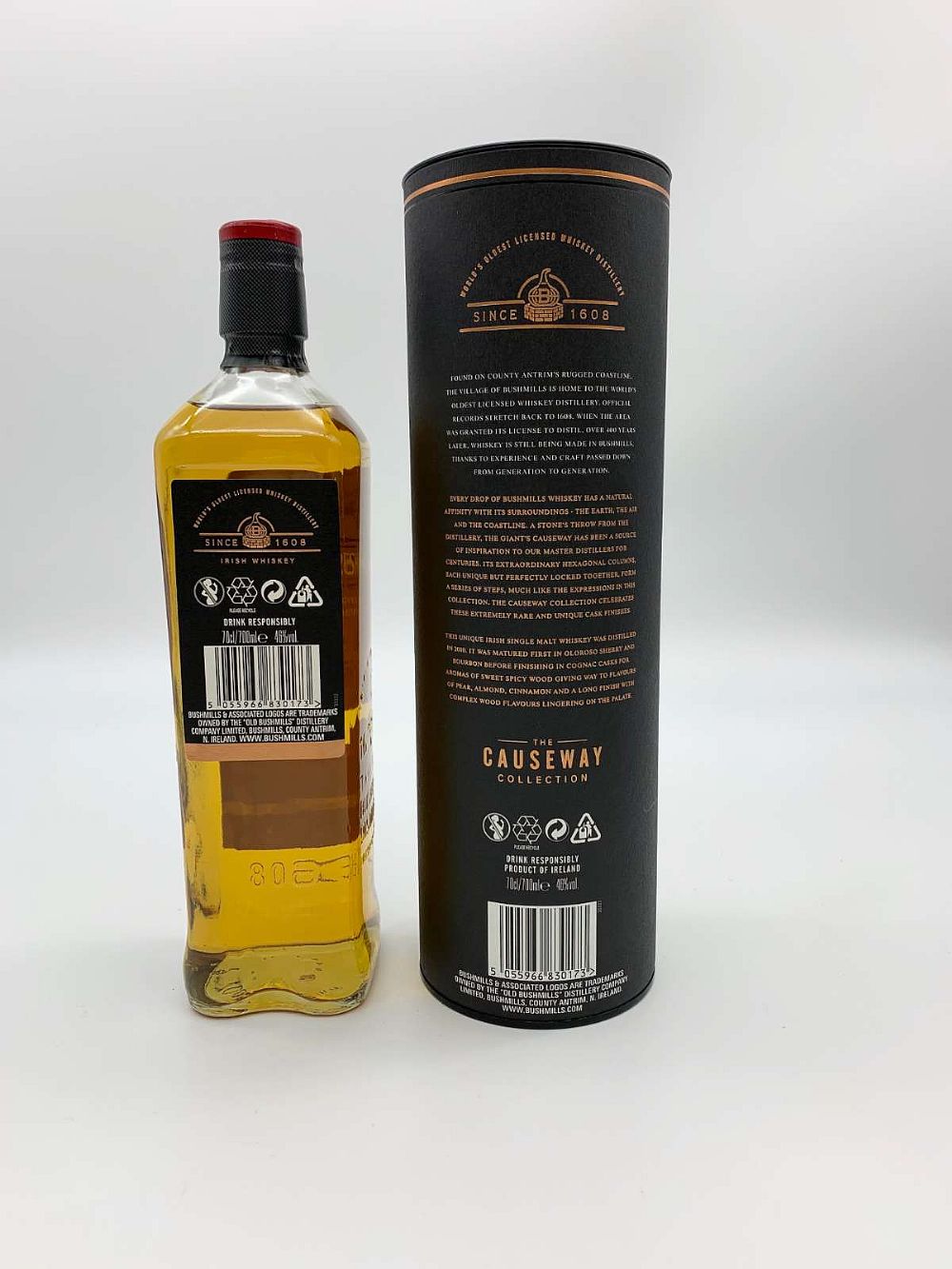 Bushmills Causeway Collection Cognac Cask Finish, 10 year old