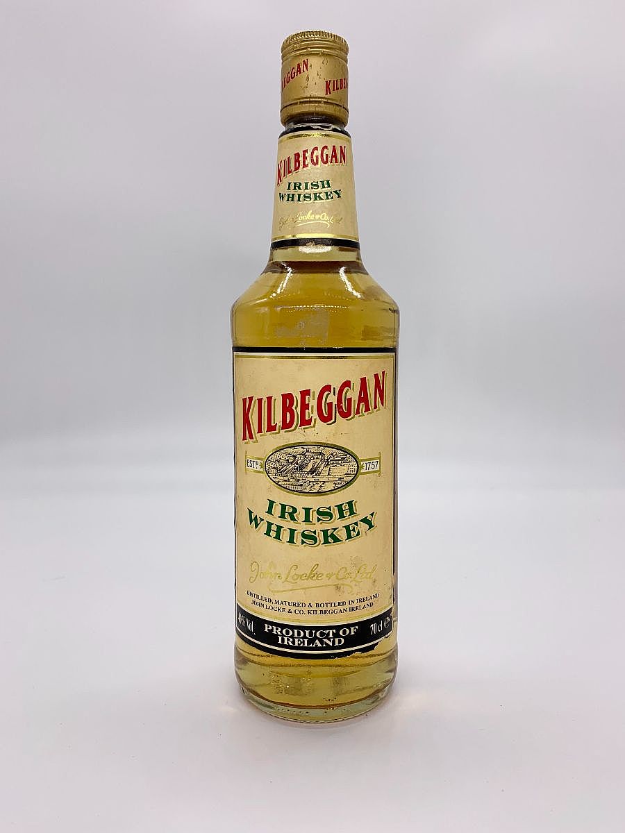 Kilbeggan Irish Whiskey (old label) | Whiskey Bidders | Irish Whiskey  Auction Online Platform