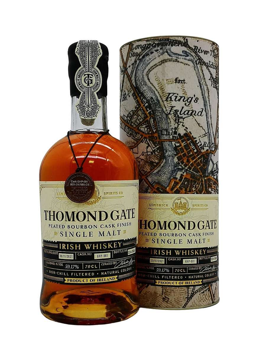 Thomond Gate Single Malt Peated Bourbon Malt Cask | Whiskey Bidders | Irish  Whiskey Auction Online Platform