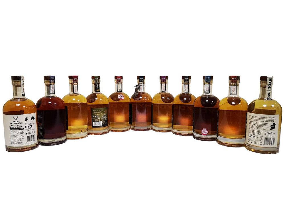 Hyde Whiskey Set - Series 1 to 9, Buck Mulligan & Cask Strength (11 bottle lot)