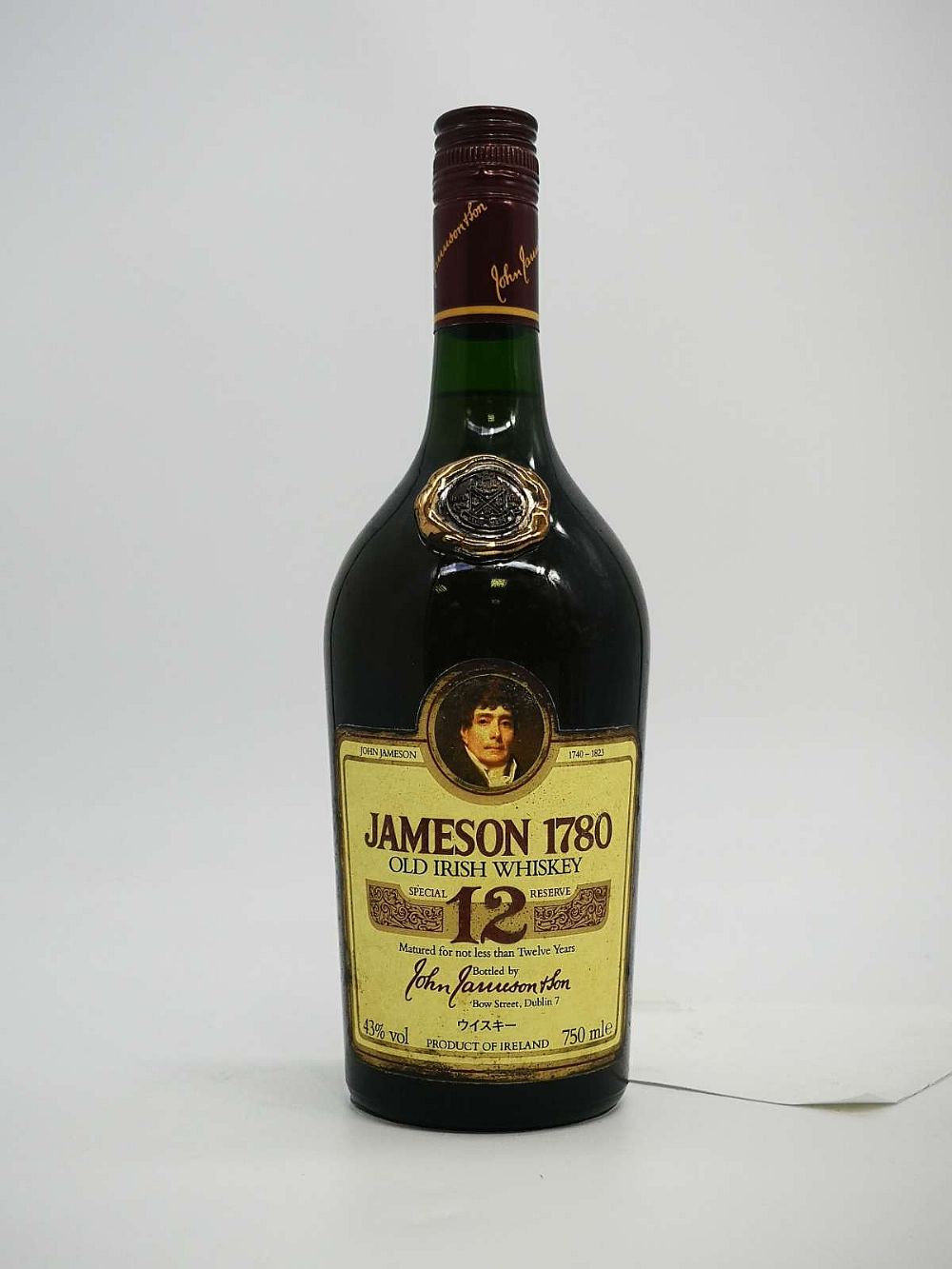 Jameson 1780 Special Reserve 12 year old Irish Whiskey (Japan release)