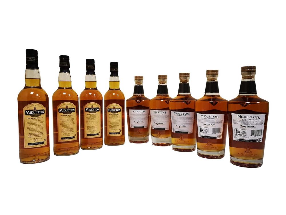 Midleton Very Rare 2014-2021 70cl set (9 bottles)