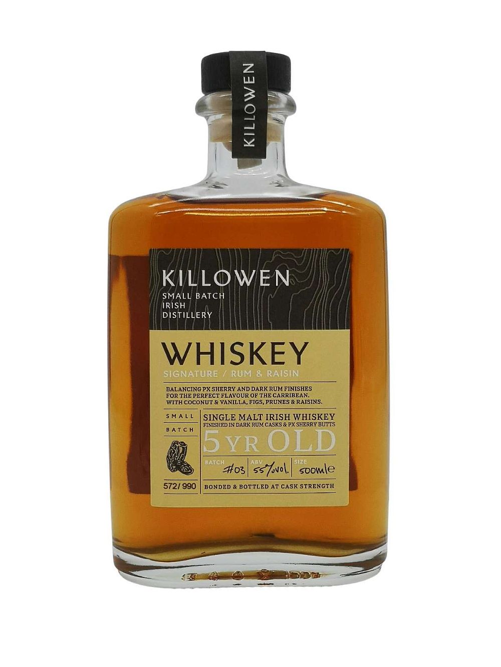 Killowen Rum & Raisin Single Malt, 5 year old, batch #03