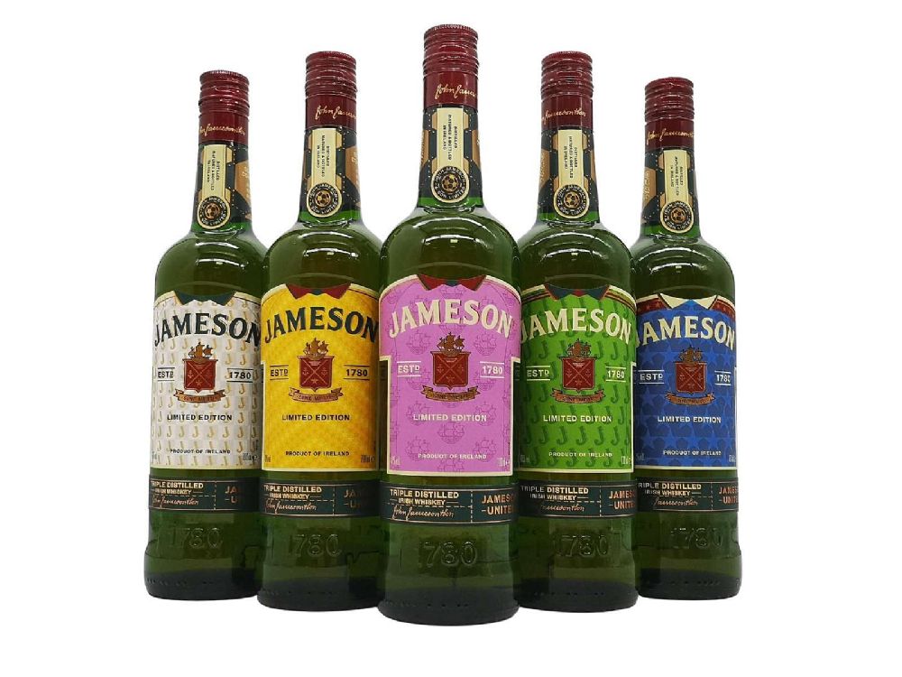Jameson United World Cup 2022 Jersey collection (5 bottle set)
