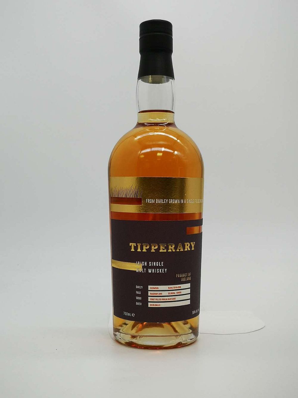 Tipperary Single Malt, First Fill ex-Rioja Oak Cask Finish