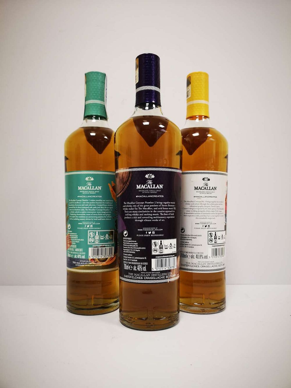 The Macallan Concept Set - Limited Editions 1, 2 and 3