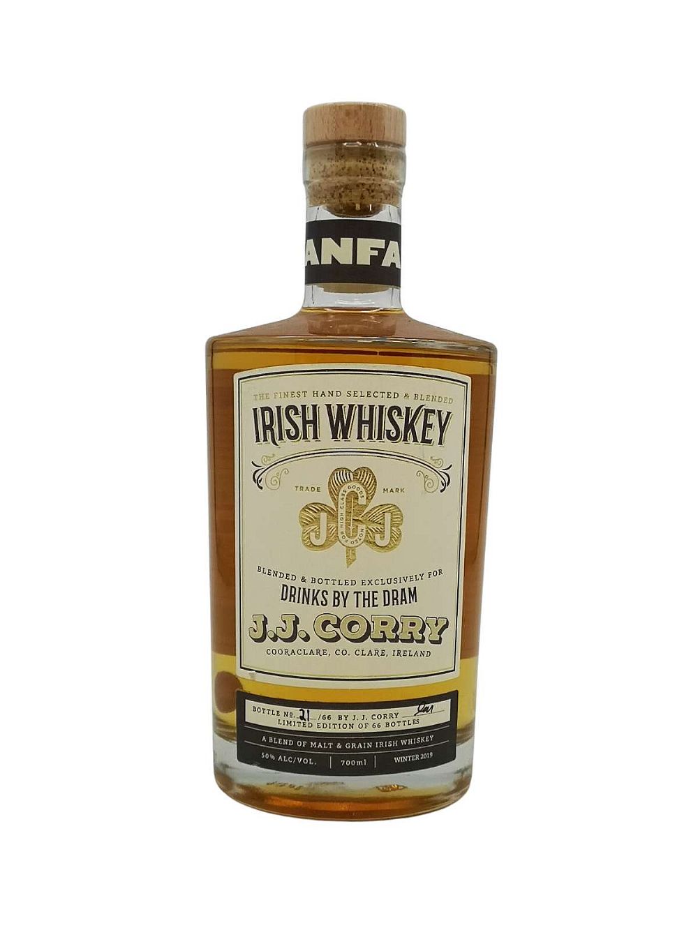 JJ Corry Drinks by the Dram, Anfa