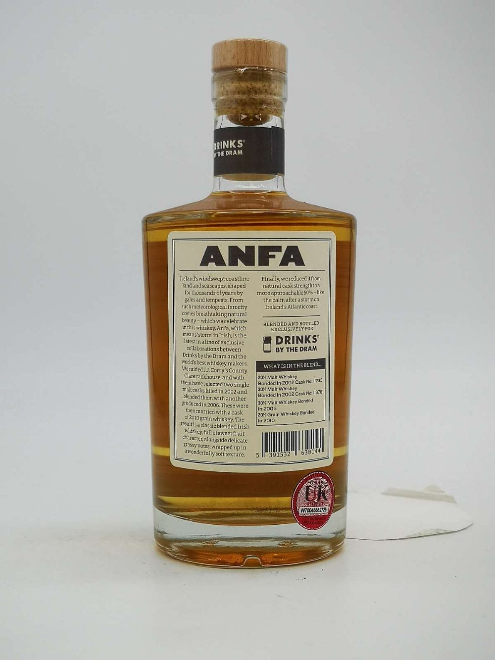 JJ Corry Drinks by the Dram, Anfa