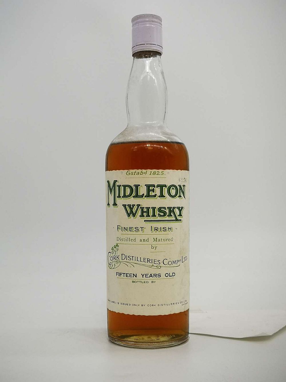 Midleton Whisky 15 year old Finest Irish, Cork Distilleries Compy. Ltd.