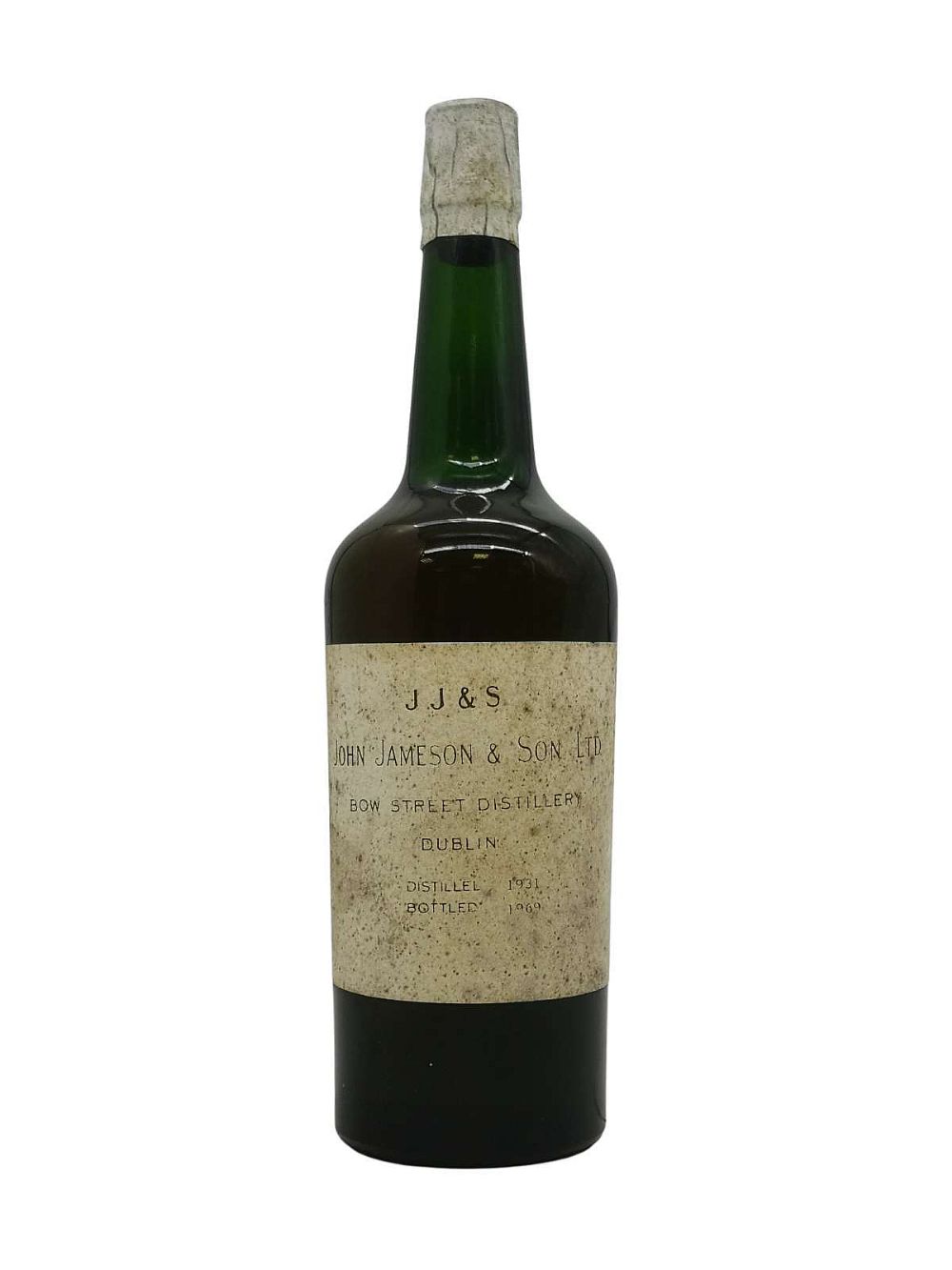 John Jameson & Son Ltd, 'JJ & S', Distilled 1931, bottled 1969