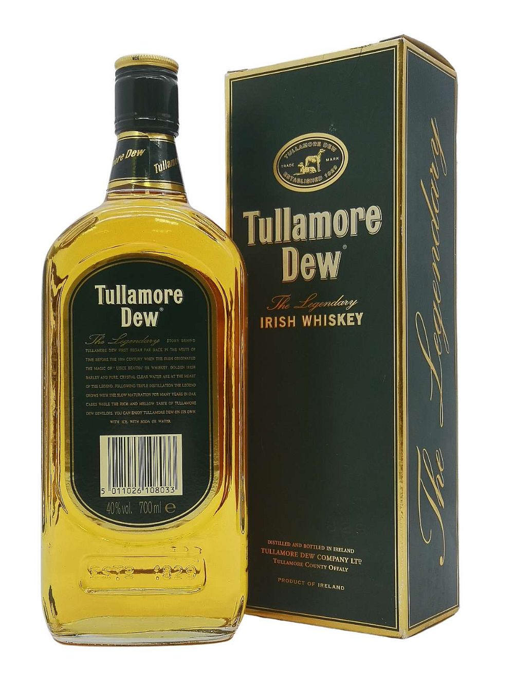 Tullamore Dew 'The Legendary' Irish Whiskey | Whiskey Bidders | Irish  Whiskey Auction Online Platform