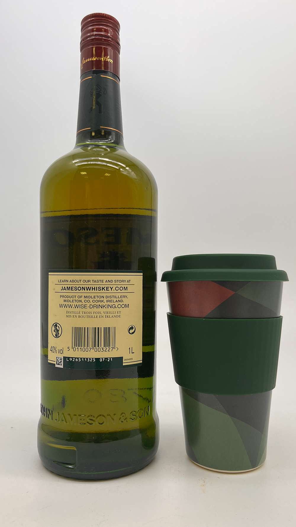 Jameson Irish Whiskey 1 Litre (plus branded Jameson coffee cup) | Whiskey  Bidders | Irish Whiskey Auction Online Platform