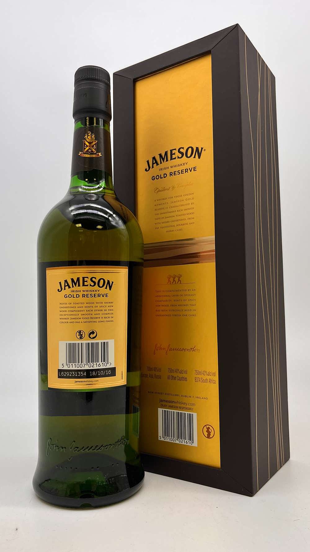 Jameson Gold Reserve Three Wood Maturation - Golden Rule Wine & Liquor  Store Inc., New York, NY, New York, NY